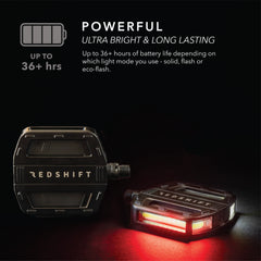 Redshift Arclight Pedal Set with 36+ Hours of Battery Life