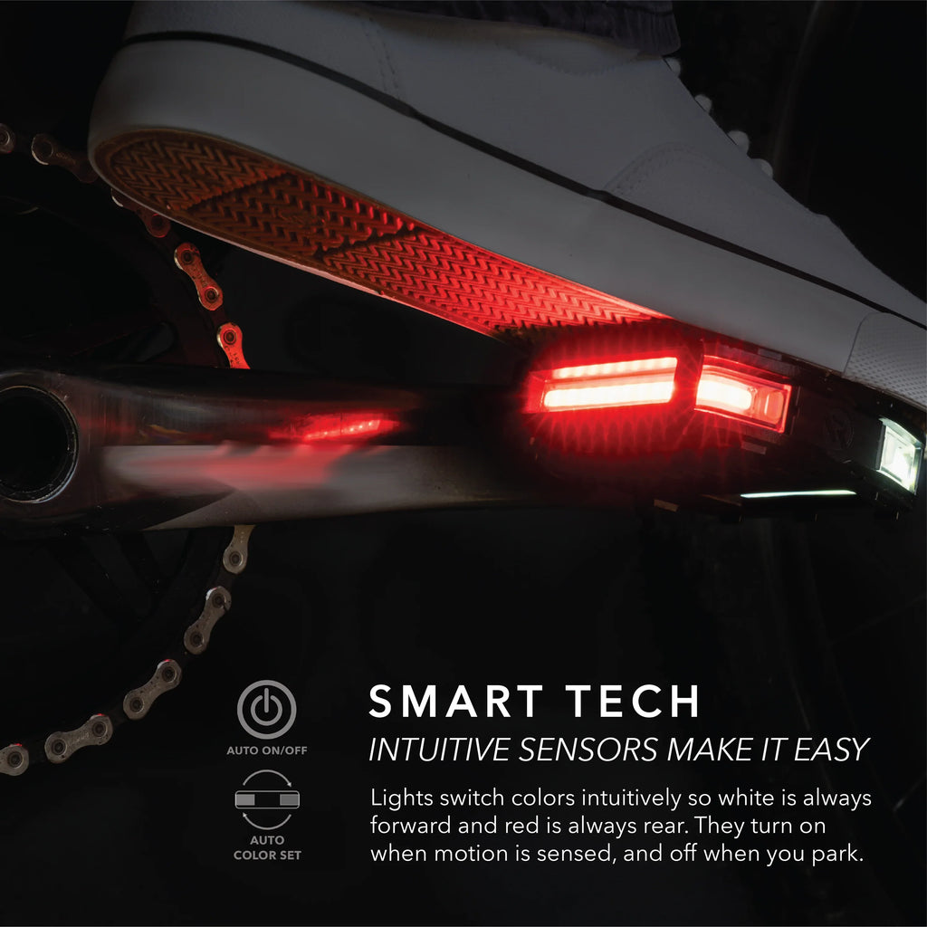 arclight smart led bike pedals Redshift Arclight Pedal Set – Brilliant Bicycle Co