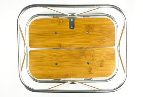 WOOD BASE BASKET- Cooper/L-TRAIN